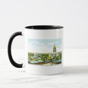 Taza Edificio centenario del capitolio, Springfield,