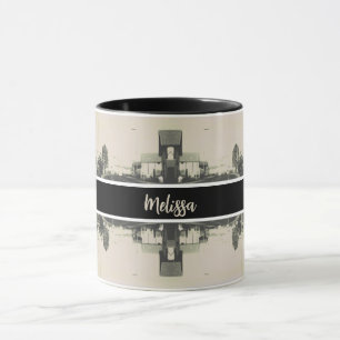 Taza Edificio de calle vintage Argelia Argel
