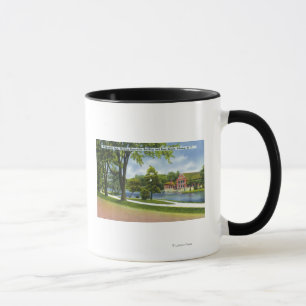 Taza Edificio de la reconstrucción y Boathouse