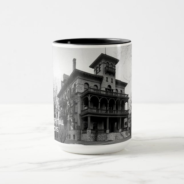 Taza Edificio del hospital Sherman de Elgin Illinois de (Centro)