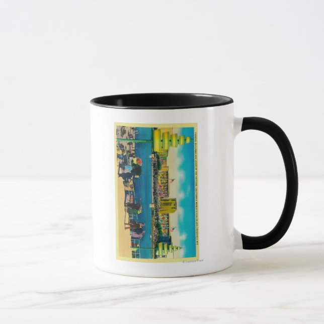 Taza Edificio federal y lagos de las Naciones (Derecha)