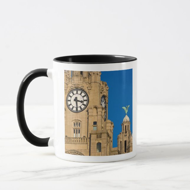 Taza Edificio Liver, Liverpool, Merseyside, Inglaterra (Izquierda)