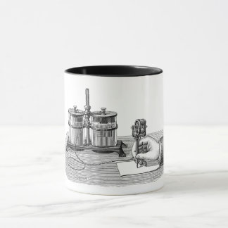 Taza Edison, escritor antiguo de Steampunk