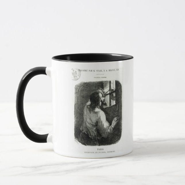 Taza Edmundo Dantes encarcelado en el d'If del castillo (Izquierda)