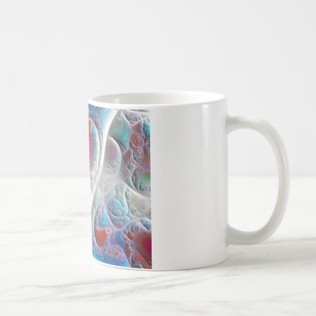 Taza Edredón azul y blanco - placer de la magenta y de (Derecha)