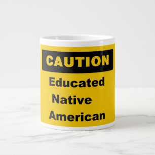 Taza educada del jumbo del nativo americano de la