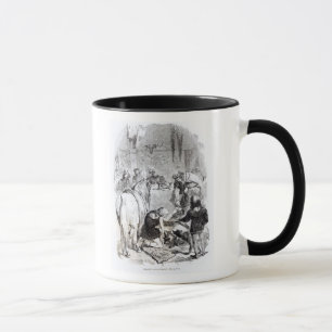 Taza Edward II y el trovador
