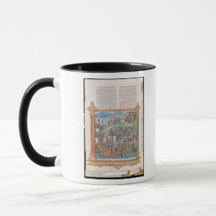 Taza Edward IV del aterrizaje de Inglaterra en Calais