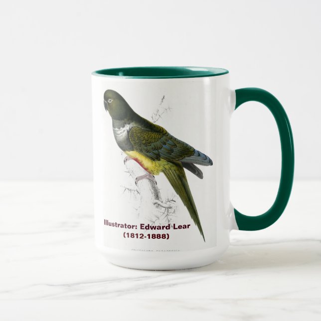 Taza Edward Lear Parakeet-Macaw (Derecha)