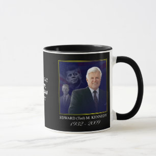Taza Edward M Kennedy - con Jack y Bobby