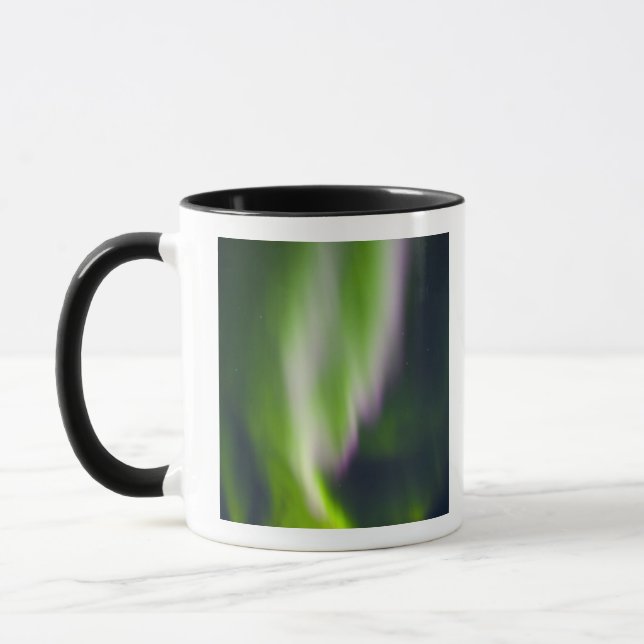 Taza EE.UU., Alaska, Chena Hot Springs. Aurora Boreal (Izquierda)