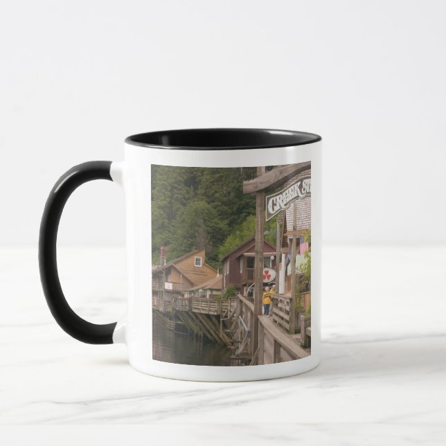 Taza EE.UU., Alaska, Ketchikan, calle Creek, centro (Izquierda)