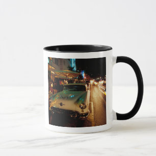 Taza EE. UU., FL, Miami, South Beach de noche. 2