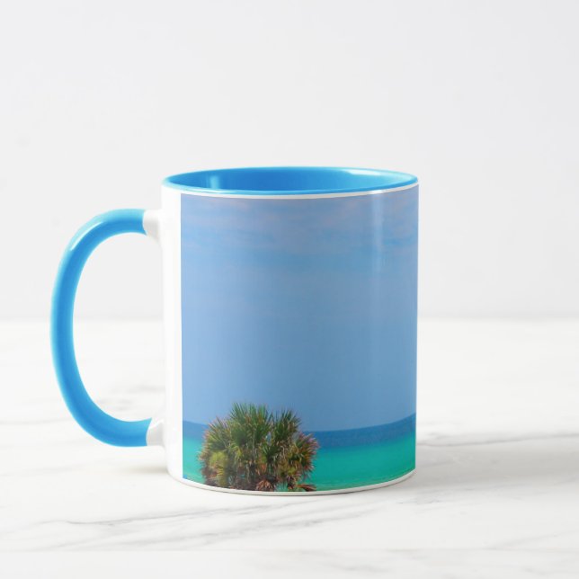 Taza EE.UU., Florida. Palmeras En La Costa Esmeralda (Izquierda)