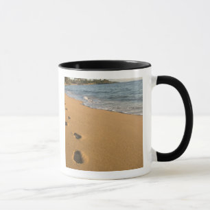 Taza EE. UU., Hawái, Kauai, Kapa'a, frente a la playa. 