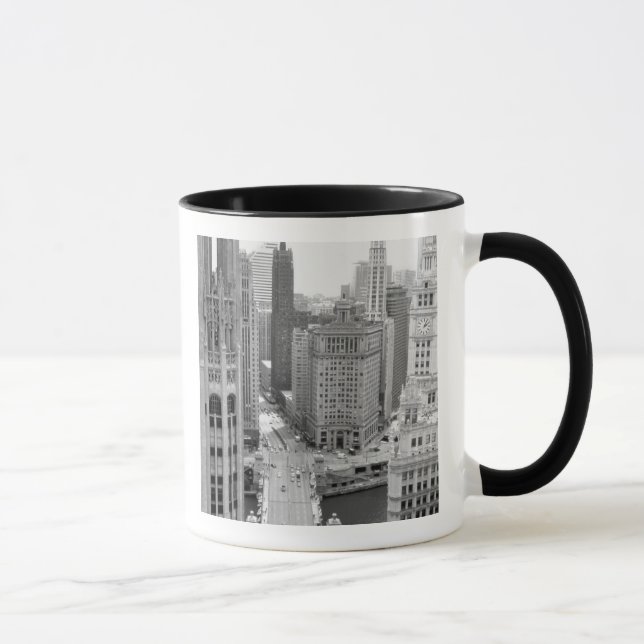 Taza EE.UU., IL, Chicago, Loop from Hotel (Derecha)
