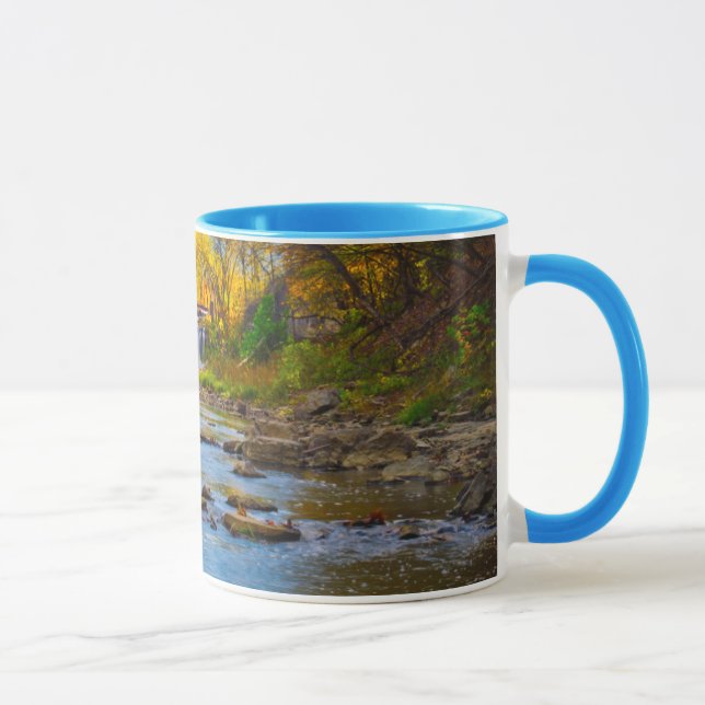 Taza EE. UU., Indiana. Cataract Falls State Recreation (Derecha)