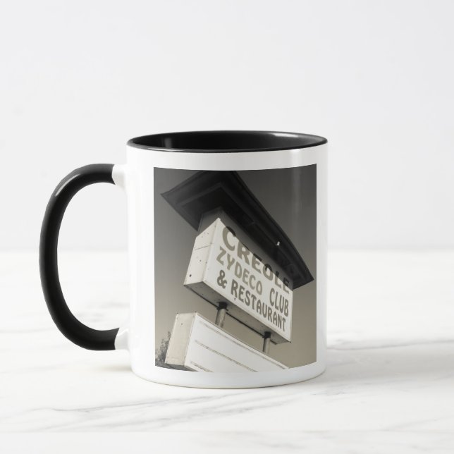 Taza EE.UU., Louisiana, Henderson. Música criolla zydec (Izquierda)