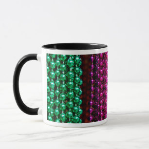 Taza EE. UU., Luisiana, Nueva Orleans. Cuentas de Mardi