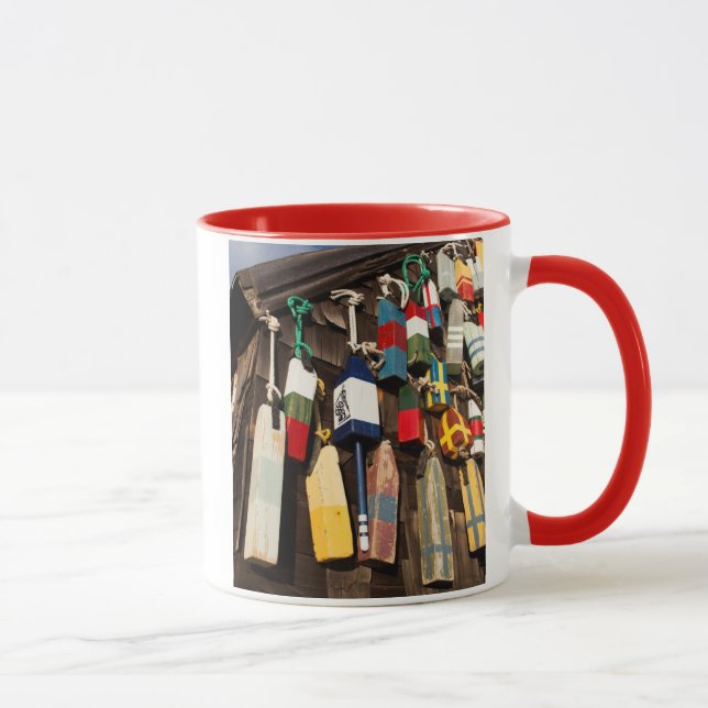 Taza EE. UU., Massachusetts, Gloucester, Boyas de lango (Derecha)