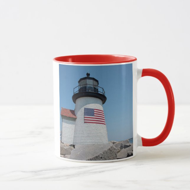 Taza EE. UU., Massachusetts, Nantucket. Brant Point (Derecha)