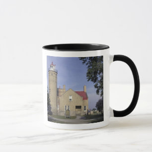 Taza EE. UU., Michigan Faro de Old Mackinac Point