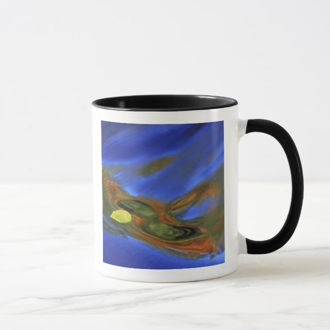 Taza EE. UU., Michigan, Upper Peninsula, hoja de abedul (Derecha)