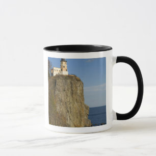 Taza EE.UU., Minnesota. Faro de Split Rock en el lago