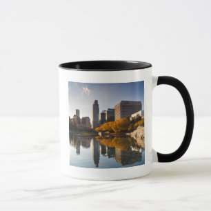 Taza EE.UU., Nebraska, Omaha, Gene Leahy Mall, Skyline