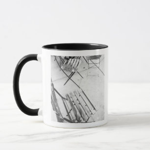 Taza EE. UU., NUEVA YORK: Sillas de café de la ciudad d