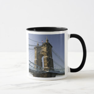 Taza EE. UU., Ohio, Cincinnati: Roebling Suspension 3
