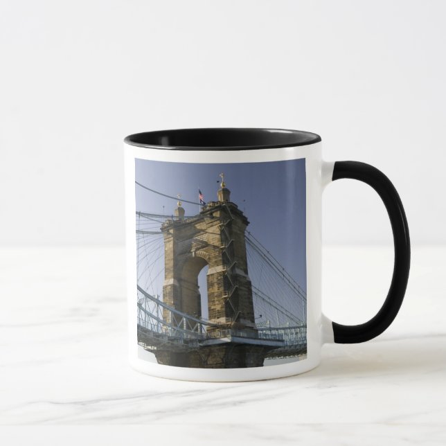 Taza EE. UU., Ohio, Cincinnati: Roebling Suspension 3 (Derecha)
