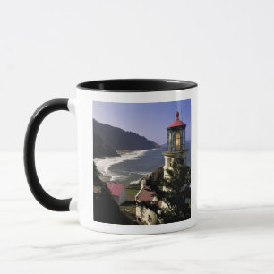 Taza EE. UU., Oregón, Florence. Faro de Heceta Head