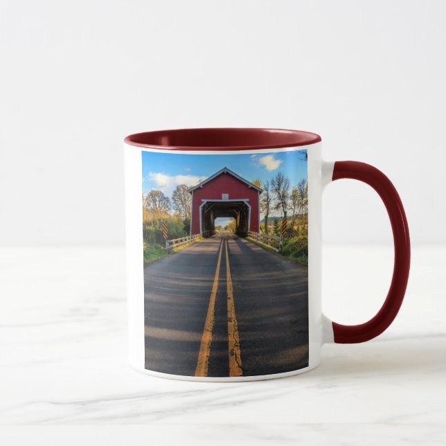 Taza EE. UU., Oregón, Scio, puente Shimanek 2 (Derecha)