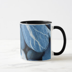 Taza EE. UU., Vermont, lago Champlain, piedras