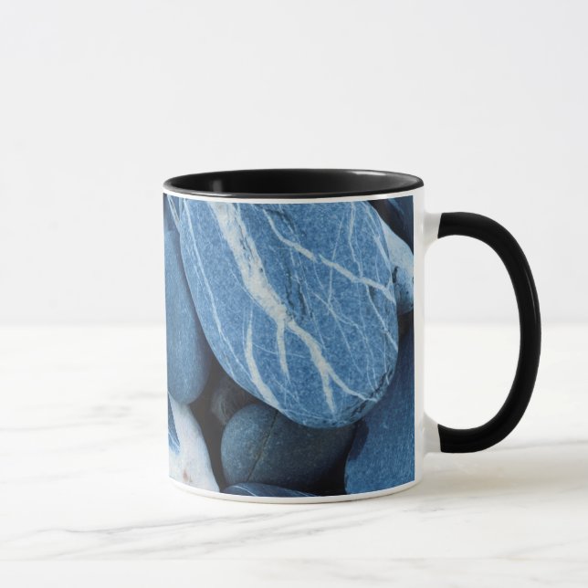 Taza EE. UU., Vermont, lago Champlain, piedras (Derecha)