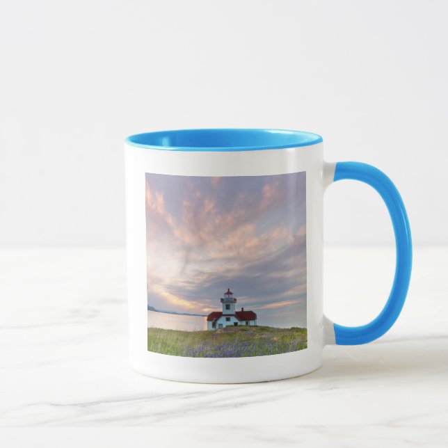 Taza EE. UU., Washington, Islas San Juan. Atardecer (Derecha)