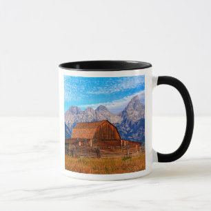 Taza EE. UU., Wyoming, Parque Nacional Grand Teton.