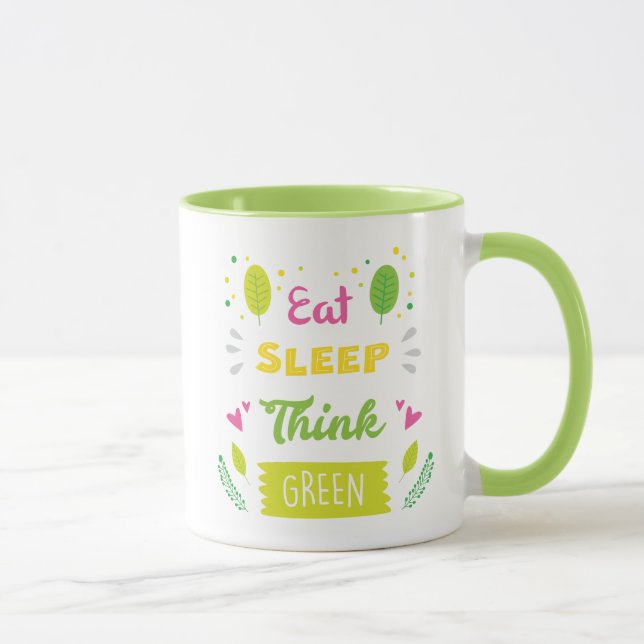 Taza Eee Sleep Think Green (Derecha)