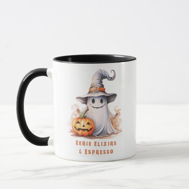 Taza Eerie Elixirs y Espresso Ghost Halloween Mug (Izquierda)