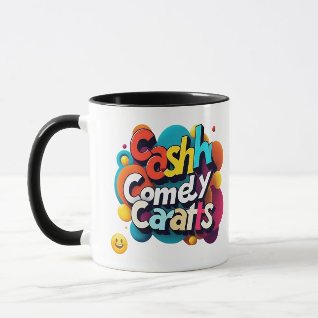 Taza "Efectivo, comedia, espuma" (Izquierda)