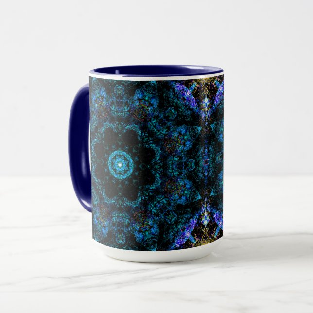 Taza Efecto Aqua Kaleidoscope, (Anverso izquierdo)