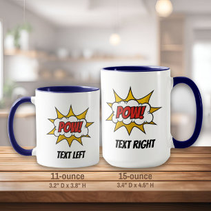 Taza Efecto de sonido de comic