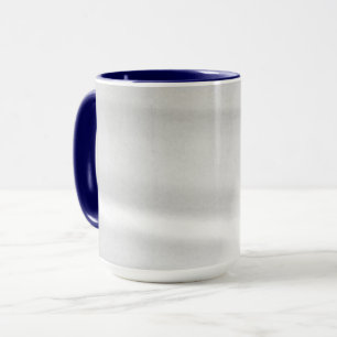 Taza Efecto nevado escarpado Azul oscuro