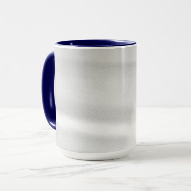 Taza Efecto nevado escarpado Azul oscuro (Anverso izquierdo)