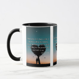 Taza Efesios 3:20 KJV Biblia Verse Pic Mug De Dos Tones