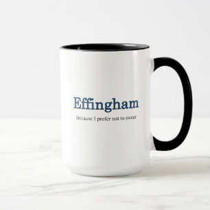 Taza Effingham porque prefiero no sudar café