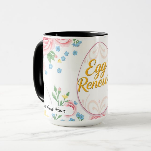 Taza Egg Renewal Pattern Mug (Anverso izquierdo)