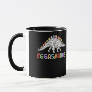 Taza Eggasaurus Stegosaurus Huevo Dinosaurio Feliz Pasc