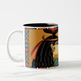 Taza egipcia de Hathor de la diosa